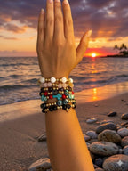 Ocean Core Collection  Handcrafted Beads Bracelet