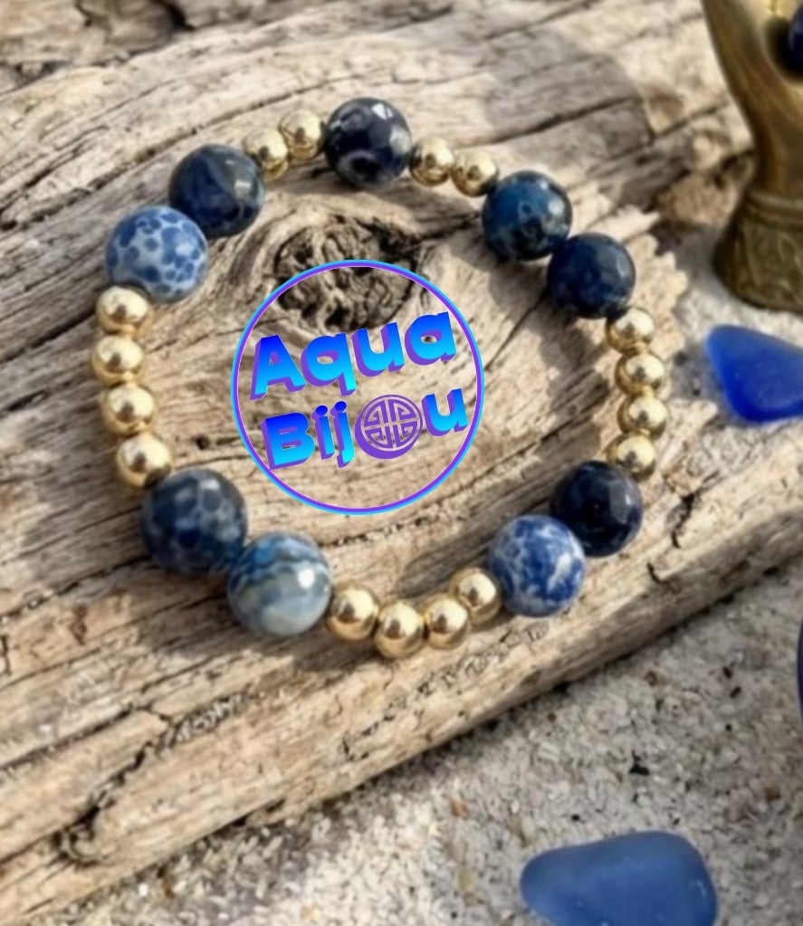 Ocean Core Collection  Handcrafted Beads Bracelet